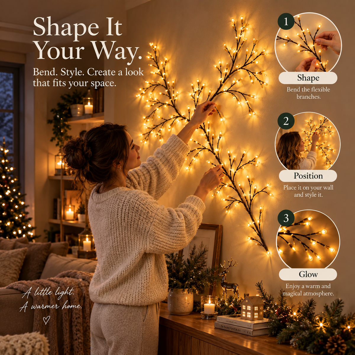 Jolly Dwelling Artificial Plant Light — Cozy Home Decor